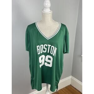 Boston Celtics Shirt Adult 2XL Green NBA #99 Fall Double Sided Fanatics